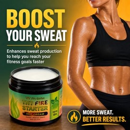 Crema para el sudor caliente: gel para el sudor durante el entrenamiento para aumentar la sudoración – Hot Cream
