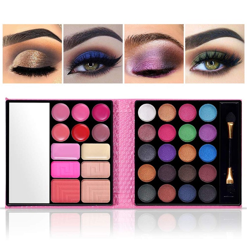 Brillia Ntday Contouring Kit Combination 32 Colors Eye Shadow Palette with