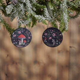 Primitives by Kathy Woodland Critters Ornament Set