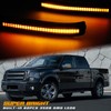 RUXIFEY Sequential LED Side Mirror Reflector Lights Smoked Lens Compatible