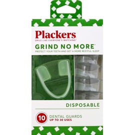 Plackers Plackers Grind No More Night Guard, Nighttime Protection for Teeth, Sleep Well, BPA Free, Ready to Wear, Disposable, One Size Fits All, 10 Count