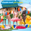 40 Pcs 9 Inch Hanging Inflatable Beach Balls Blow Up