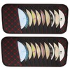 2PCS Car CD Holder Storage Case, Car/Truck/SUV Sun Visor Organizer,