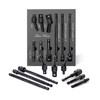 Bates- Impact Socket Adapter Set, 9 pcs, Rotatable Socket Adapter,