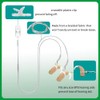 Peakloong 4-Pack Hearing Aids Security Clips, Anti-Lost Portable Hang Rope