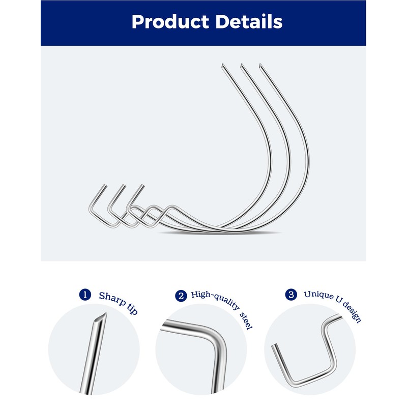 20 PCS Picture Hangers, Heavy Duty Drywall Hooks for Hanging,