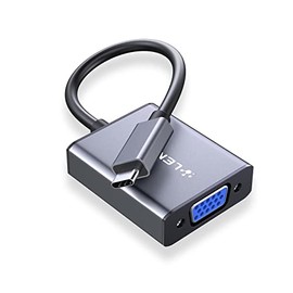 LENTION USB C to VGA Cable Adapter, Type C to VGA Monitor Converter Compatible 2021-2016 MacBook Pro 13/15/16, New Mac Air/Surface, MacBook 12, More, Stable Driver Certified (CB-1080VGA, Space Gray)