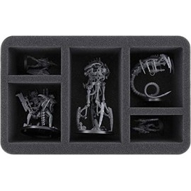 Feldherr HS075A022 foam tray compatible with Necrons - 5 compartments