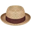 Bailey Flower Trilby Hat - Brown-Multi, Brown/Multi