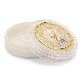 NKlaus Rosary Box Round Motif Chalice Case Plastic Colourless 4.7 x 2 cm Communion 2555