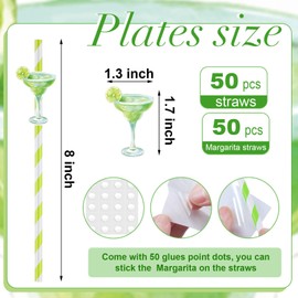 Willinglong 50 Pcs Christmas Straws Xmas Green Funny Paper Straws Lime holiday Straws Disposable Cocktail Straws Vintage Party Supplies for Christmas Winter Party Supplies Wedding Birthday Decor
