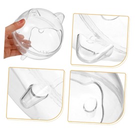 VILLFUL Hamster Sand Bath House Sand Basin for Small Pets Multi-function Toilet Bath Box for Hamsters Chinchillas and Guinea Pigs Easy to Clean and Observe