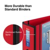 Staples 5-inch 3-Ring Better Binder, Red, 2/Pack (ST55818-CCVS)