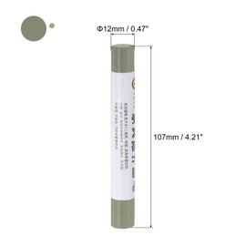 uxcell Furniture Repair Crayons, 3Pcs - Wood Wax Filler Stick, Furniture Markers Touch Up - for Scratches Holes Tables Desks Wooden Floors Cover Ups, Oil Blend Green