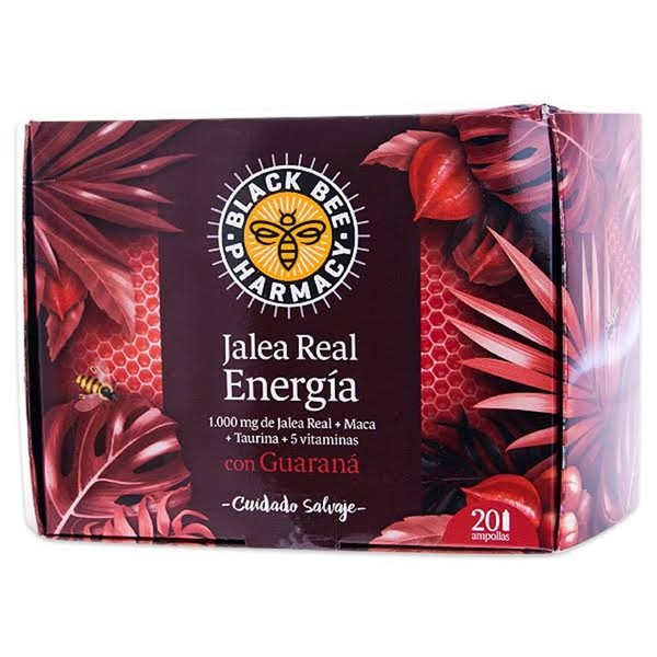 Black Bee Royal Jelly Energy With Guarana 20 Ampoules
