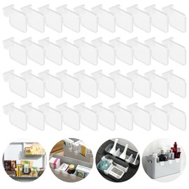 Regerly Fridge Divider, 40 Pieces Fridge Divider Shelf Transparent Fridge Divider Multifunctional Storage Divider Fridge Room Divider Used for Daily Fridge Storage