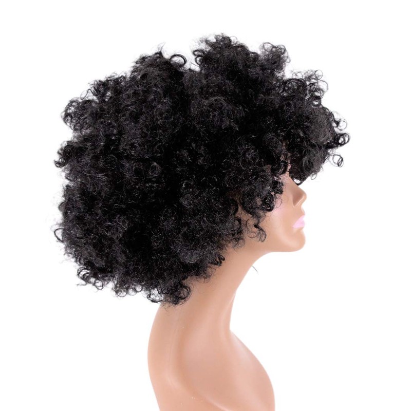 La moriposa Unisex 60s 70s Hippie Style Afro Wig for