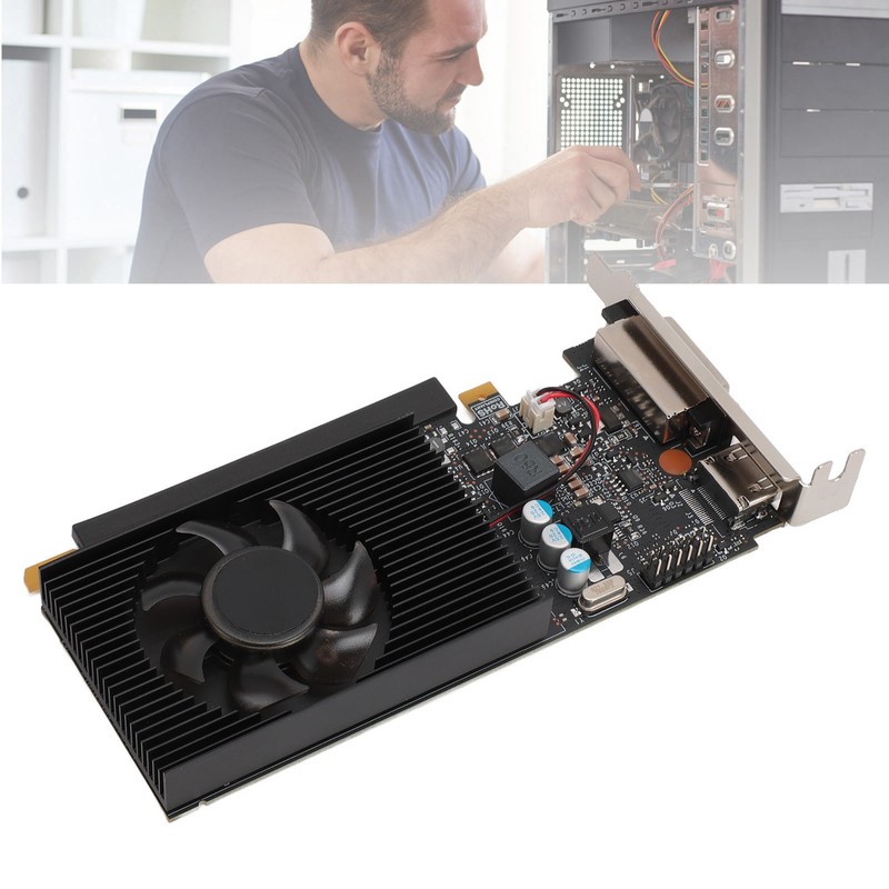 GT730 4GD3 Graphics Card Professional Efficient Quiet Cooling Fan PCI
