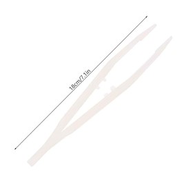 2pcs Reptile Amphibian Tweezers Plastic Reptile Clip Tweezers Reptile Tweezers Fluorescent Tweezers Bright at Night Safe for Feeding Lizards, Turtles, Spiders