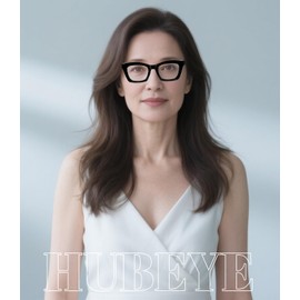 Hubeye 3 Pack Oprah Style Reading Glasses for Women Men Blue Light Blocking Computer Square Readers with Spring Hinge +3.0