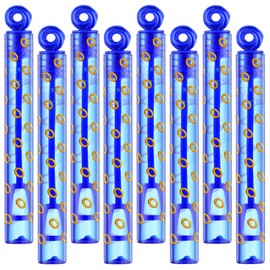 Rotatingpals 32 Pcs Bubble Wands Bulk, Cartoon Characters Bubble Wands for Summer Activity Bubbles Cartoon Theme Party Favors Supplies(Gold Ring)