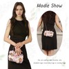 LHHMZ Women Floral Clutch Handbag Handmade Flower Evening Bags Bride