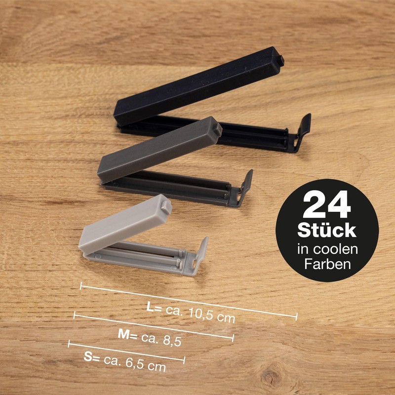 Moritz & Moritz 24 SEAL CLIPS - FREE CONVENIENT BOX