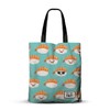 Oh My Pop! Nigiri-FAN Shopping Bag Turquoise, turquoise, Fan Shopping