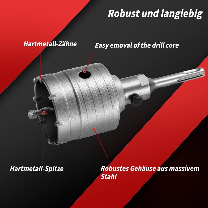 SDS Plus Drill Bit 55 mm Socket Drill Bit Socket