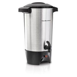 Hamilton Beach 45 Cup Coffee Urn and Hot Beverage Dispenser, Silver | Hamilton Beach