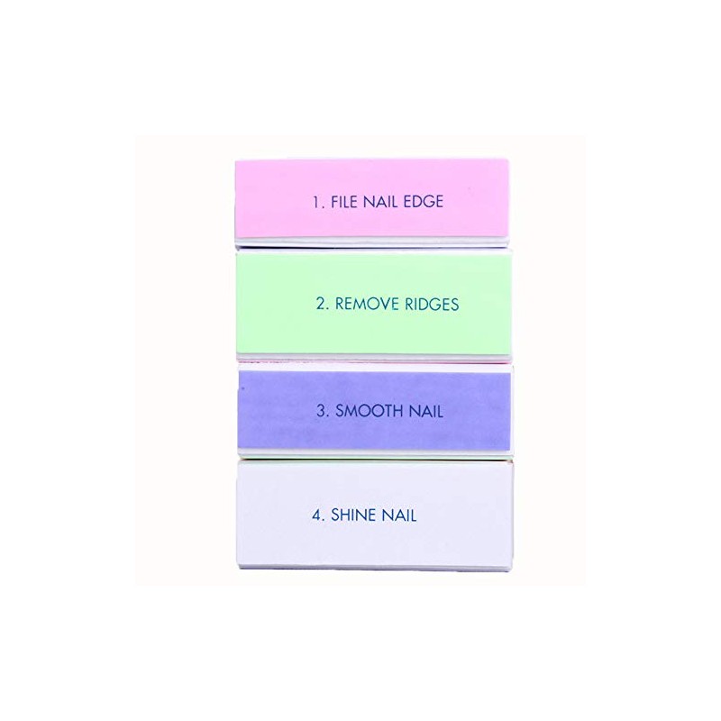 Juego de 5 limas de uñas para esmalte de uñas,