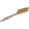OSBORN Hand Wire Brush 2 Rows Brass