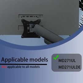 MD271UL VESA Mount Adapter Compatible with MSI 27" Monitor (Fit for MD271UL,MD271ULDE) for VESA 75x75mm, 100×100mm