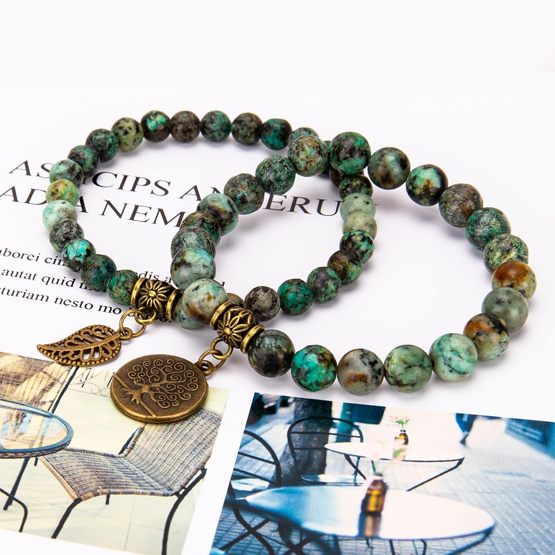 Farfume Chakra Gemstone Bracelet, Real Stones, for Women, Size 21