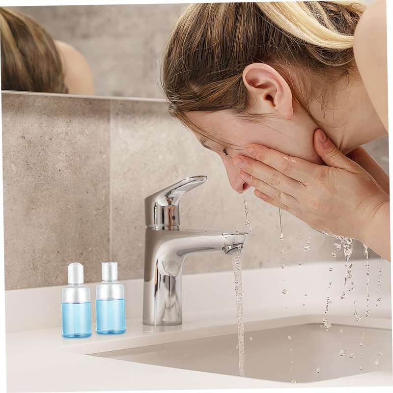 Healeved 12pcs Refillable Travel Bottles for Toiletries Leakproof Containers for