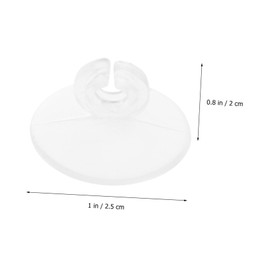 LABRIMP 1set Fish Tank Oxygen Fixing Suction Cups and Practical Oxygen Accessories for Secure Hose Management Compact Design for Easy Installation Aquariums 20pcs