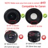 49mm Lens Cover Cap Compatible for Canon M50II M50 M100