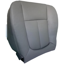 CARBBIA Driver Side Bottom Seat Cover Compatible with Ford F150 2009-2014 Replacement Cloth Front Left, Steel Gray(Interior Trim Code: GS HS ES)