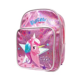 PERLETTI Einhorn Rucksack für Kinder 3 4 5 Jahre - Kleinkind Schultasche Reflektierend - Kinderrucksack Kindergarten Jungen Mädchen - Klein Vorschulrucksack Rosa - 31x24x13 cm (Einhorn mit Tasche)