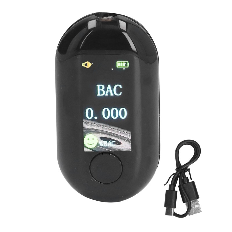 Alcohol Tester USB Charging Contactless Accurate Mini Breath Alcohol Detector
