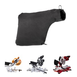 Dust Bag for 255 Model Miter Saw,Sawdust Bag Black 9 inch Mitre Saw Dust Bag with Zipper & Wire Stand for Easy Disposal of Dust Inside 255 Model Miter Saw Accessories 02149