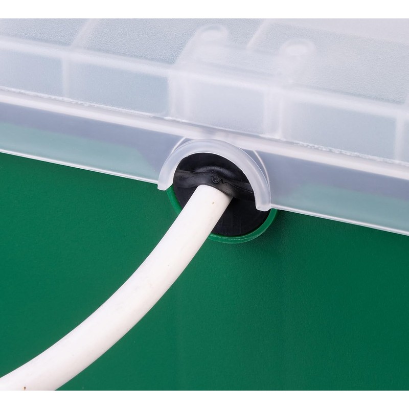 AGT Power Socket: Extra Large Cable Box with 3-Way Socket