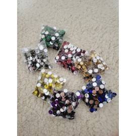 7 Pack kit  Half beads/ Kundan Stones- Jewellery Making,Embroidery Craft