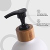 MOMEEMO Bamboo Soap Dispenser Pump Replacement - 2-Pack- Fits MOMEEMO