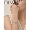 TEAMER Archangel Metatron Cube Bracelet Stainless Steel Adjustable Metatron Cube