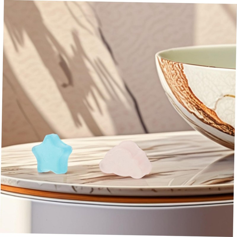 TOVINANNA 2pcs Bath Soap Parts Dispenser Soap Flower Cleansing Soap