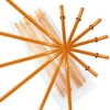 Orange Replacement Acrylic Straw Set of 6, Fits 16oz, 20oz,