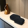 Vonpri - Jabonera portátil para baño y cocina, Negro
