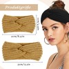 Pack of 4 Women's Winter Knitted Headbands, 1 Size, 4
