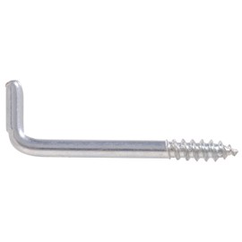 Hardware Essentials 320489 (0.162-inch x 2-1/4-inch) 100 Pack Square Bend Hook, 0.162 Inc, Zinc-plated